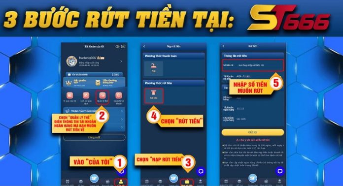 rut-tien-st666 Ưu tiên rút tiền thắng cược thông qua ngân hàng được nhà cái hỗ trợ